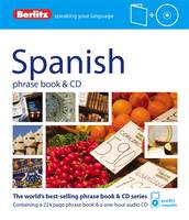 Berlitz Spanish Phrasebook and CD 