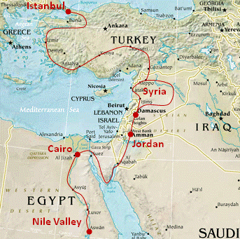Map of Grand_Tour_of_the_Middle_East
