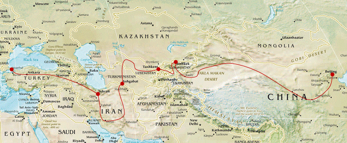 Map of Silk_Road