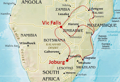 Map of Southeast_Africa_Overland