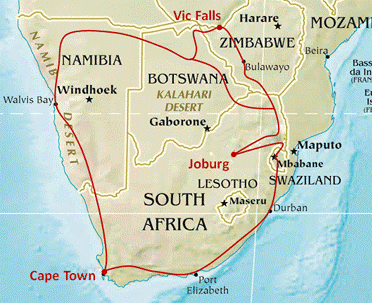 Map of Southern_Africa_Overland