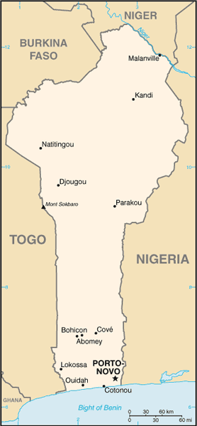 Map Of West African Kingdoms. Map of Benin